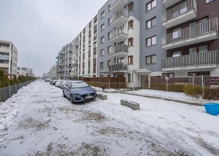 Modern 1br In Bemowo - Parking & Workspace - By Rentujemy Apartmán Varšava